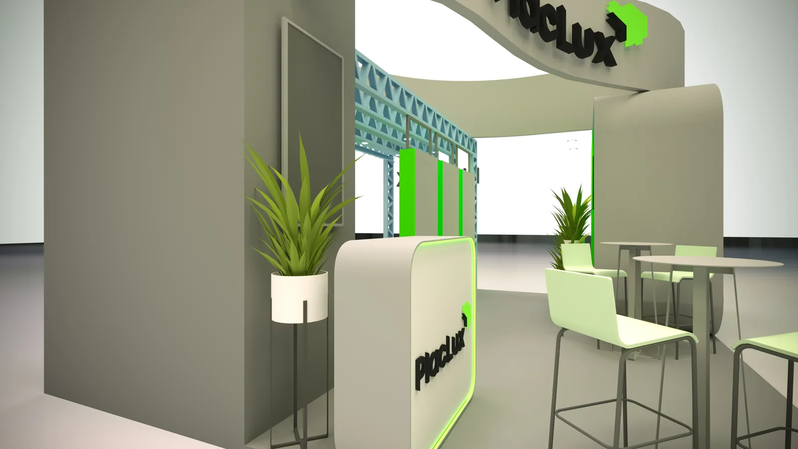 PLACLUX: projeto cenográfico com presença, ritmo e clareza comercial - imagem 5