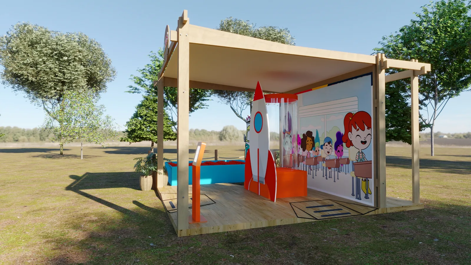 Corrida Cartoon: imagem 3D e narrativa para defender melhor a ideia - imagem 1