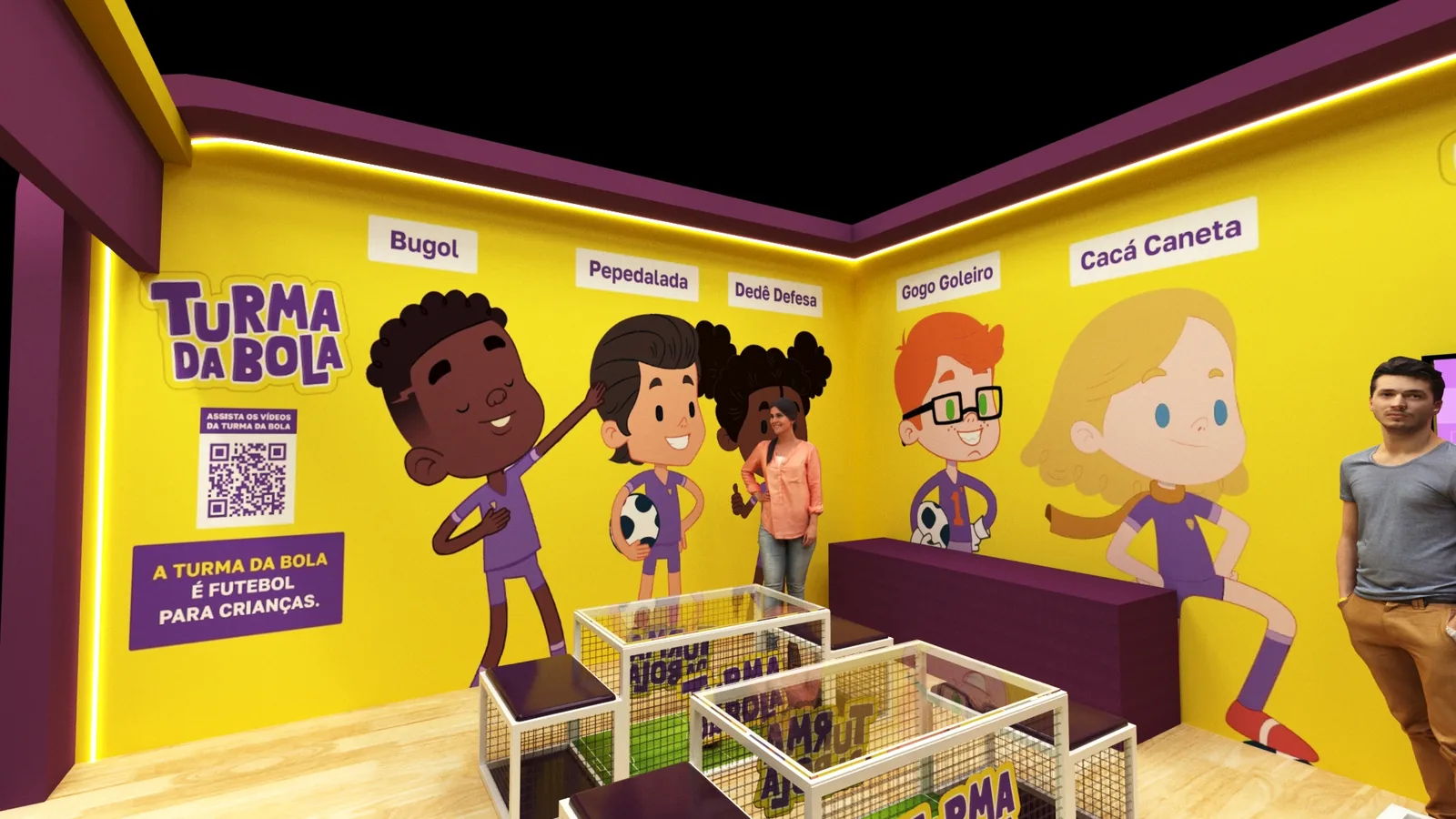 Turma da Bola: projeto cenográfico com presença, narrativa e leitura comercial - imagem 4