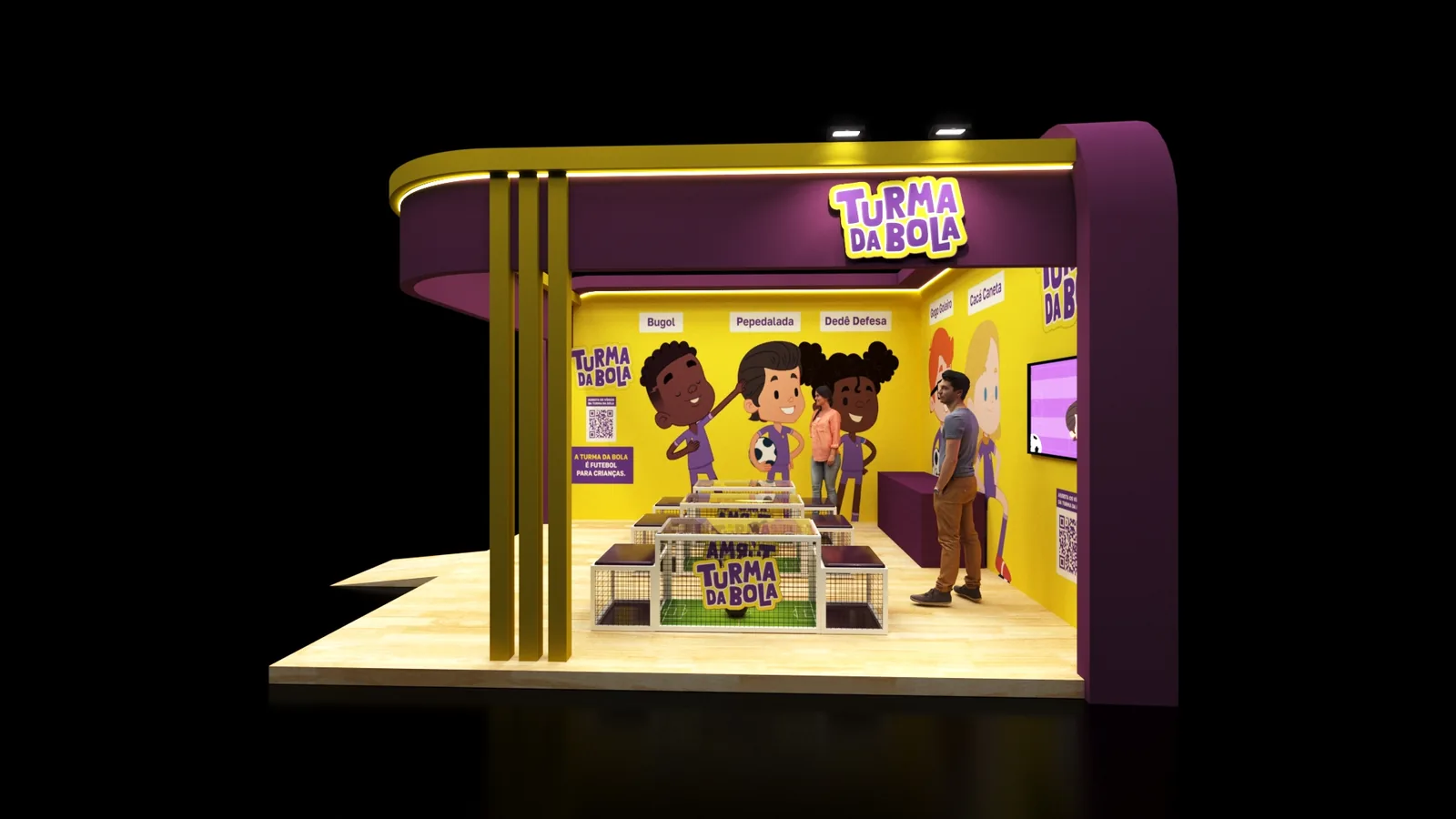 Turma da Bola: projeto cenográfico com presença, narrativa e leitura comercial - imagem 6