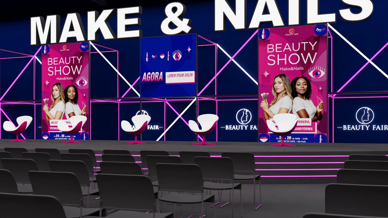 Palcos Beauty: cenografia que organiza marca, público e experiência - imagem 5