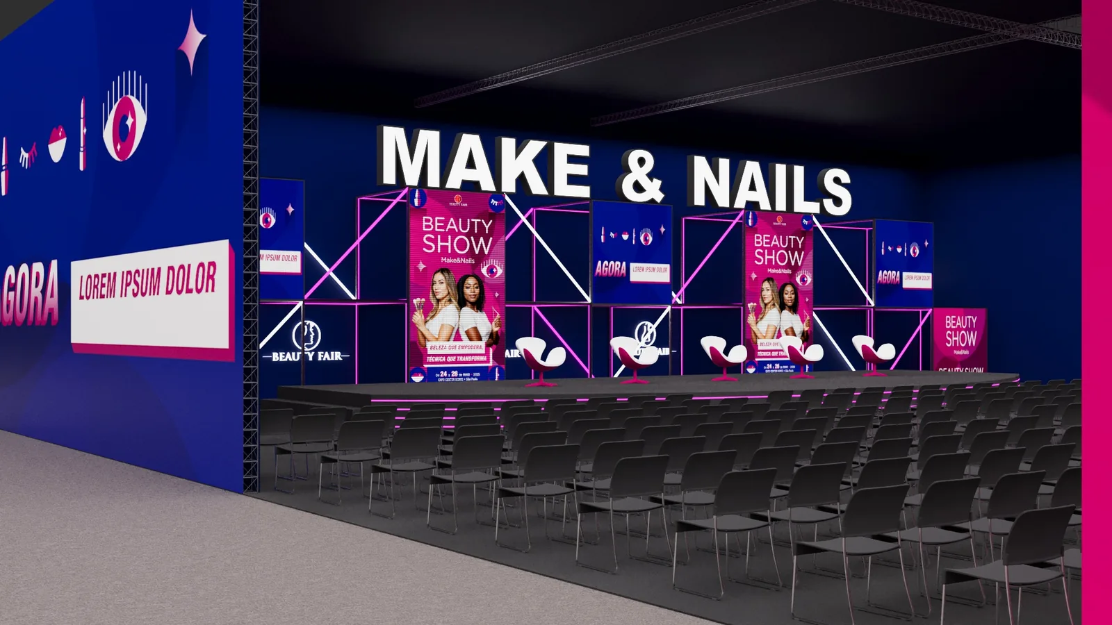 Palcos Beauty: cenografia que organiza marca, público e experiência - imagem 6