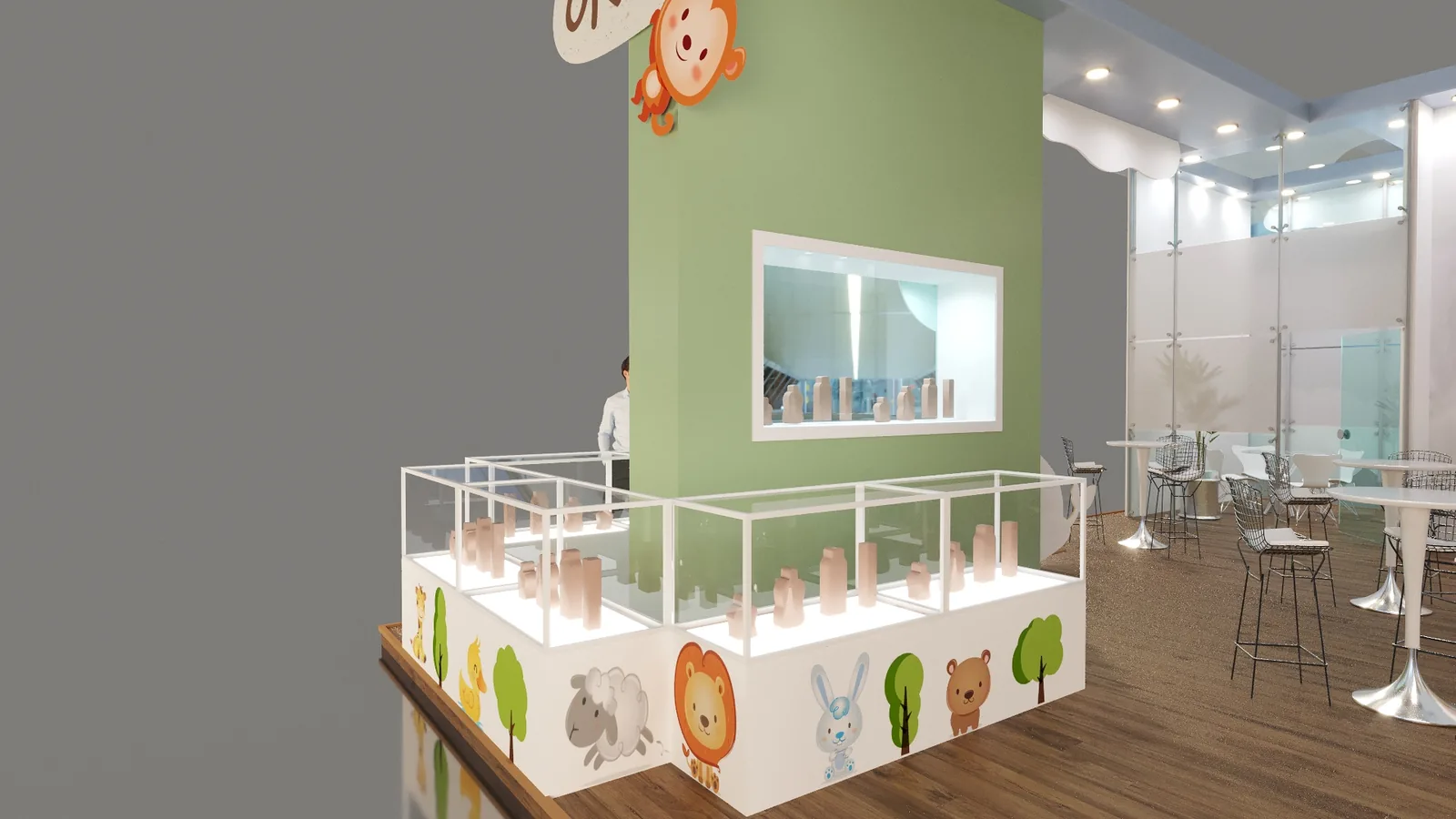 Bebe Organico Beauty Fair 2020 com a Afinal Cenografia: projeto para fazer a proposta ganhar corpo - imagem 3