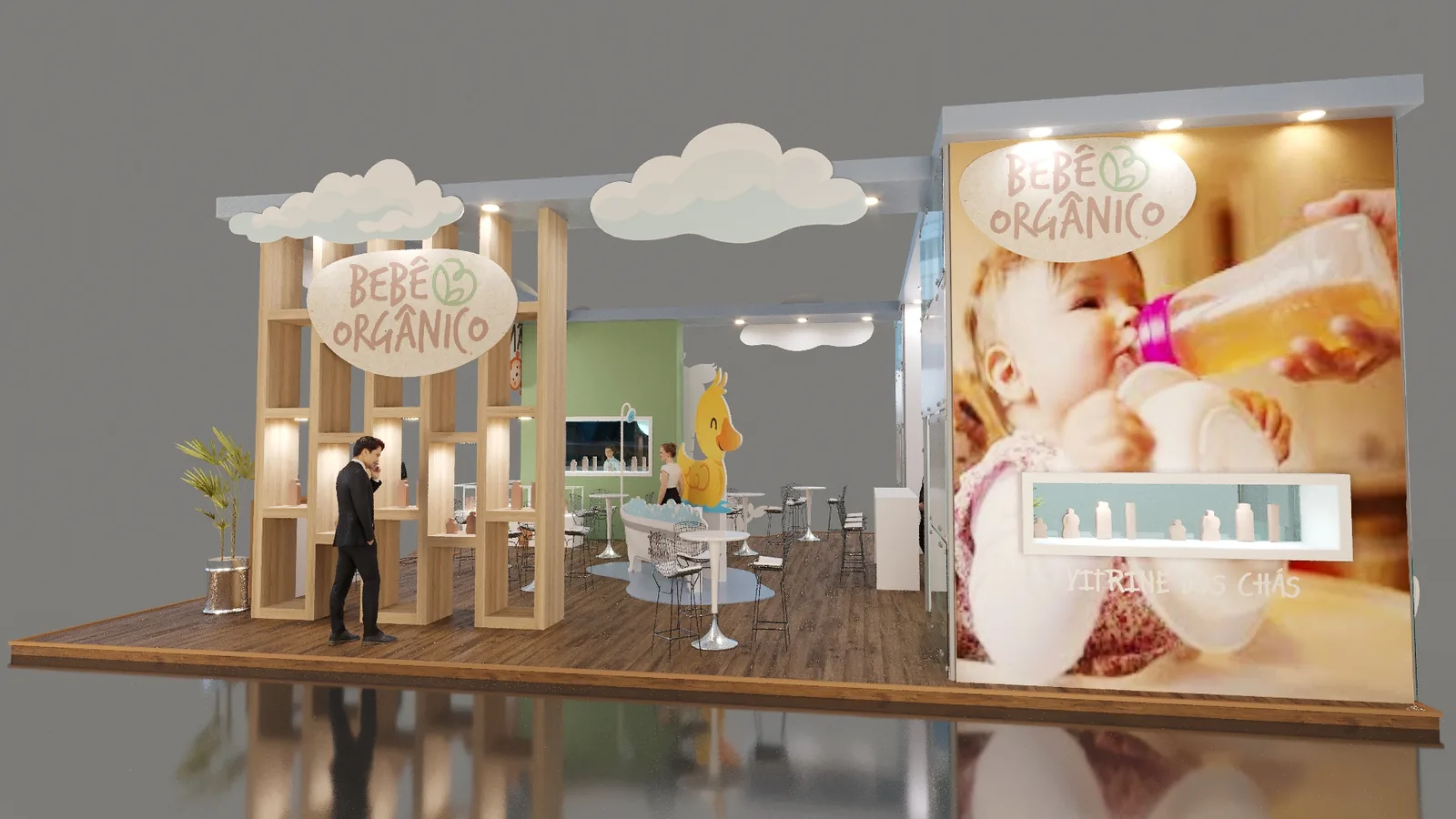 Bebe Organico Beauty Fair 2020 com a Afinal Cenografia: projeto para fazer a proposta ganhar corpo - imagem 6