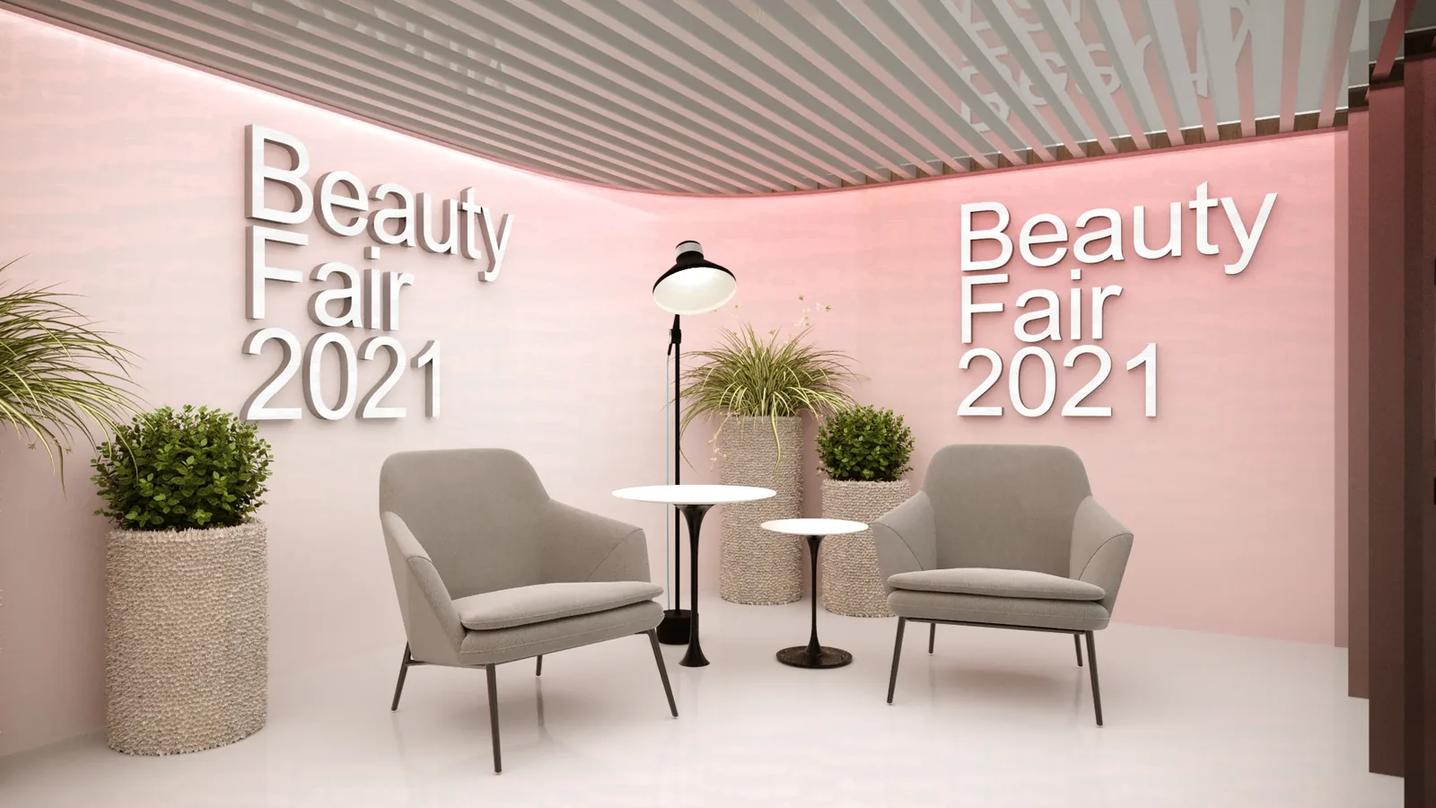 Lounge VIP Beauty Fair: cenografia que organiza marca, público e experiência - imagem 5