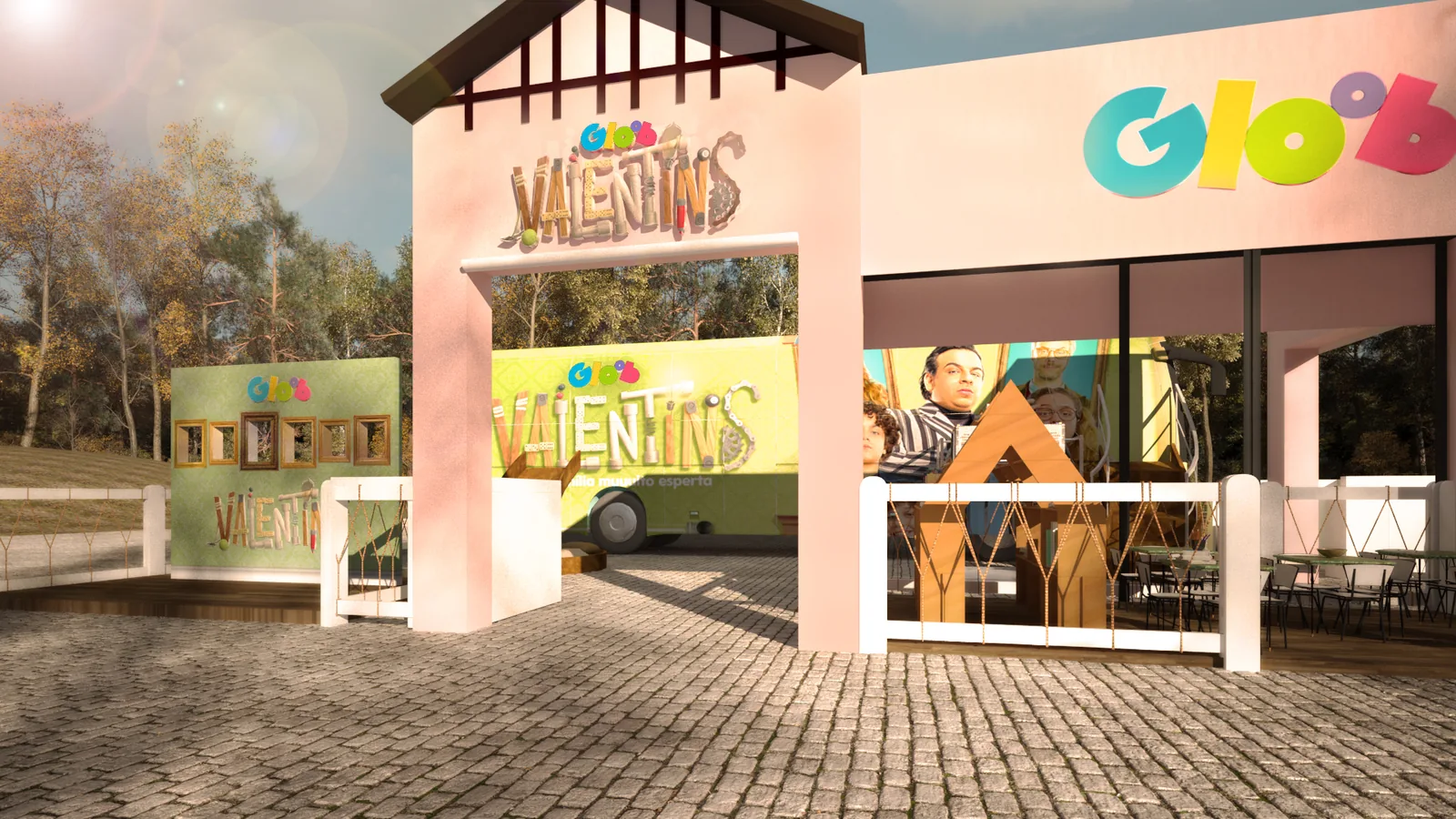 Gloob Valentins: projeto cenográfico com presença, narrativa e leitura comercial - imagem 6