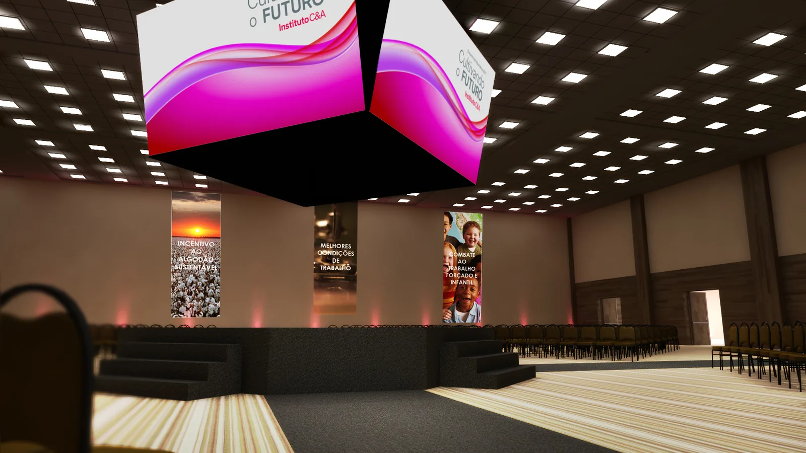 Instituto C&A: projeto cenográfico com presença, narrativa e leitura comercial - imagem 3