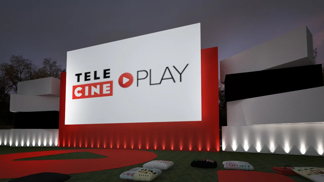 Telecine Play: projeto cenográfico com presença, narrativa e leitura comercial
