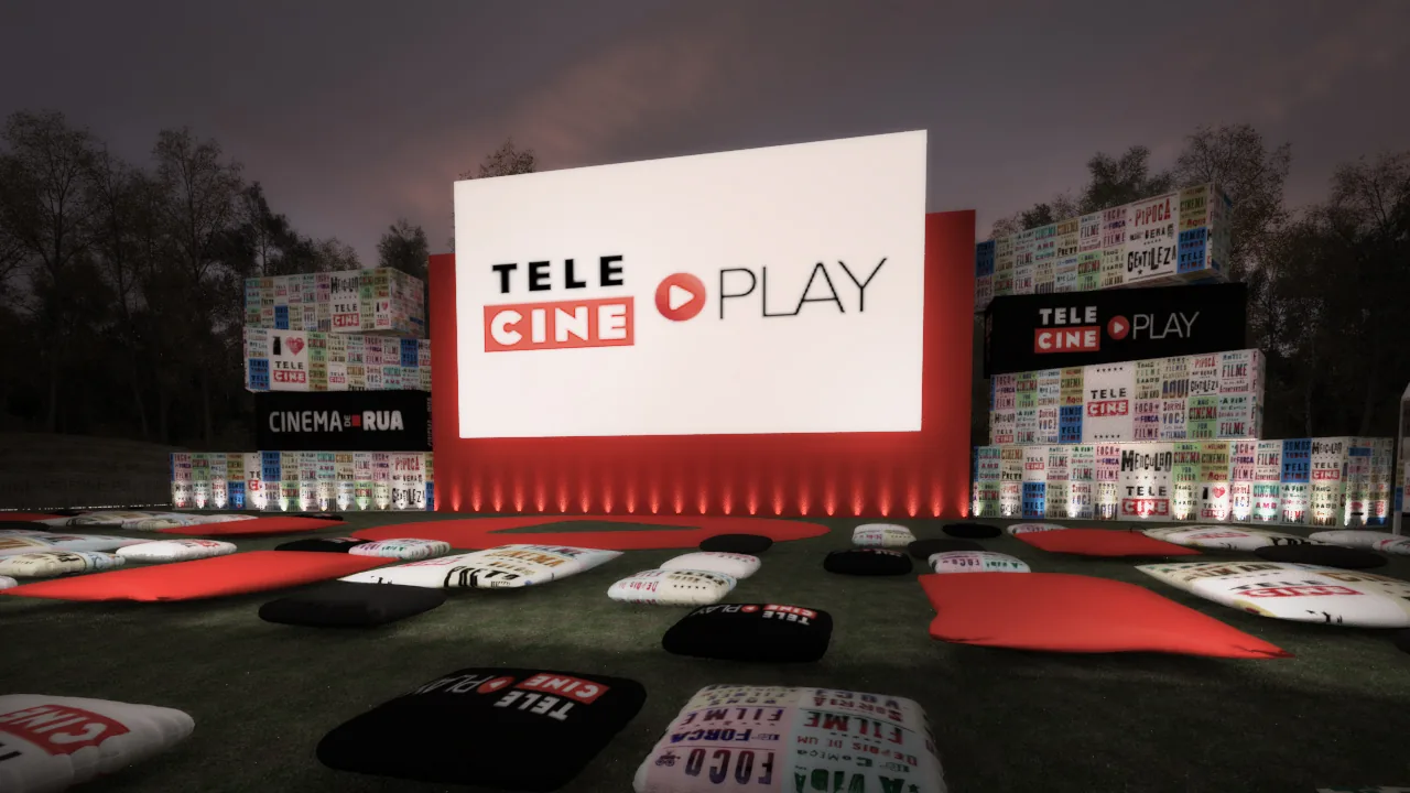Telecine Play: projeto cenográfico com presença, narrativa e leitura comercial - imagem 2