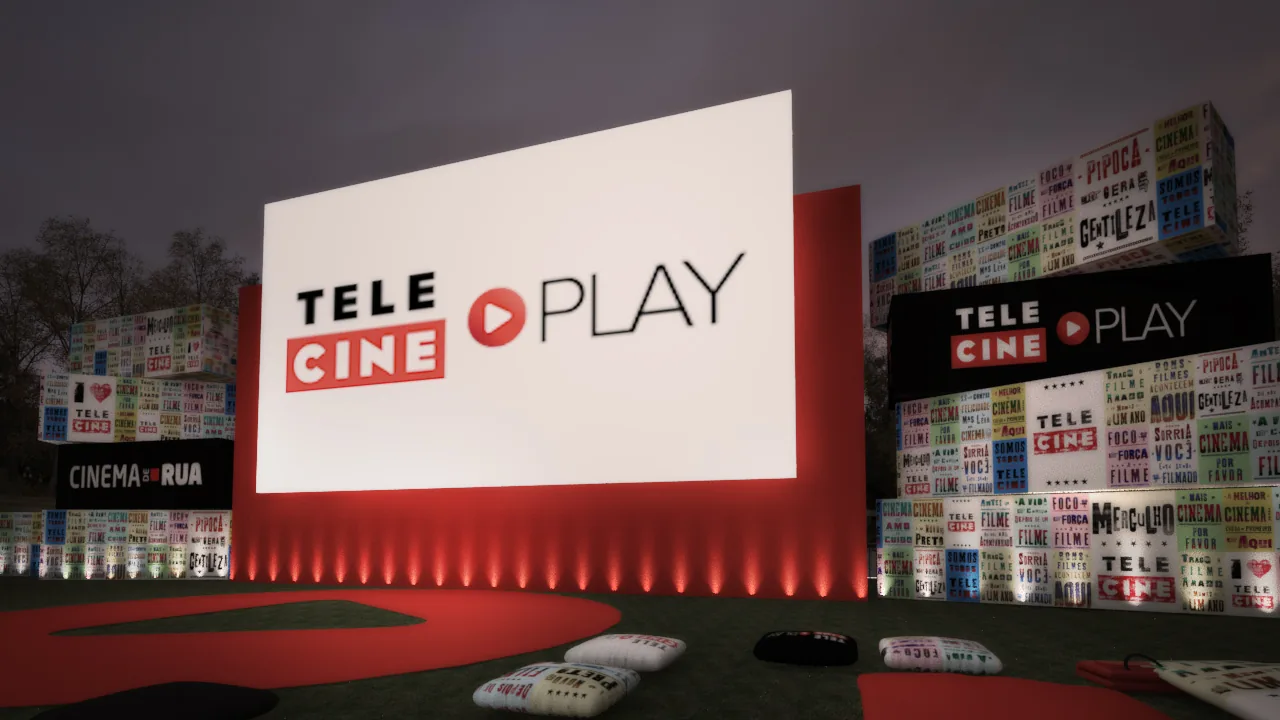 Telecine Play: projeto cenográfico com presença, narrativa e leitura comercial - imagem 3
