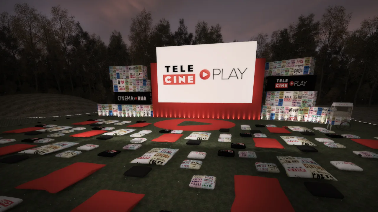 Telecine Play: projeto cenográfico com presença, narrativa e leitura comercial - imagem 5