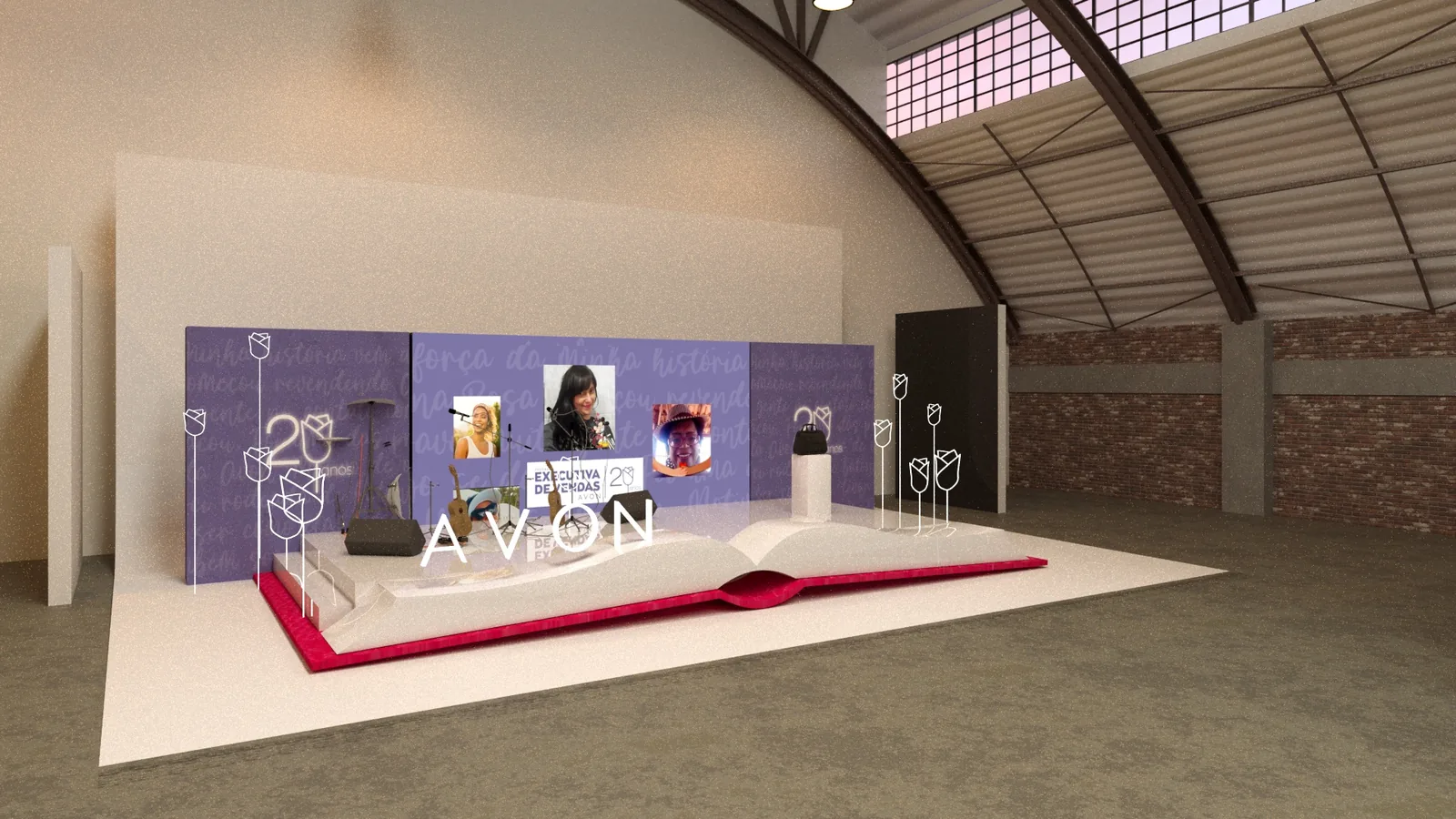 Live Avon 2020: cenografia que organiza marca, público e experiência - imagem 5