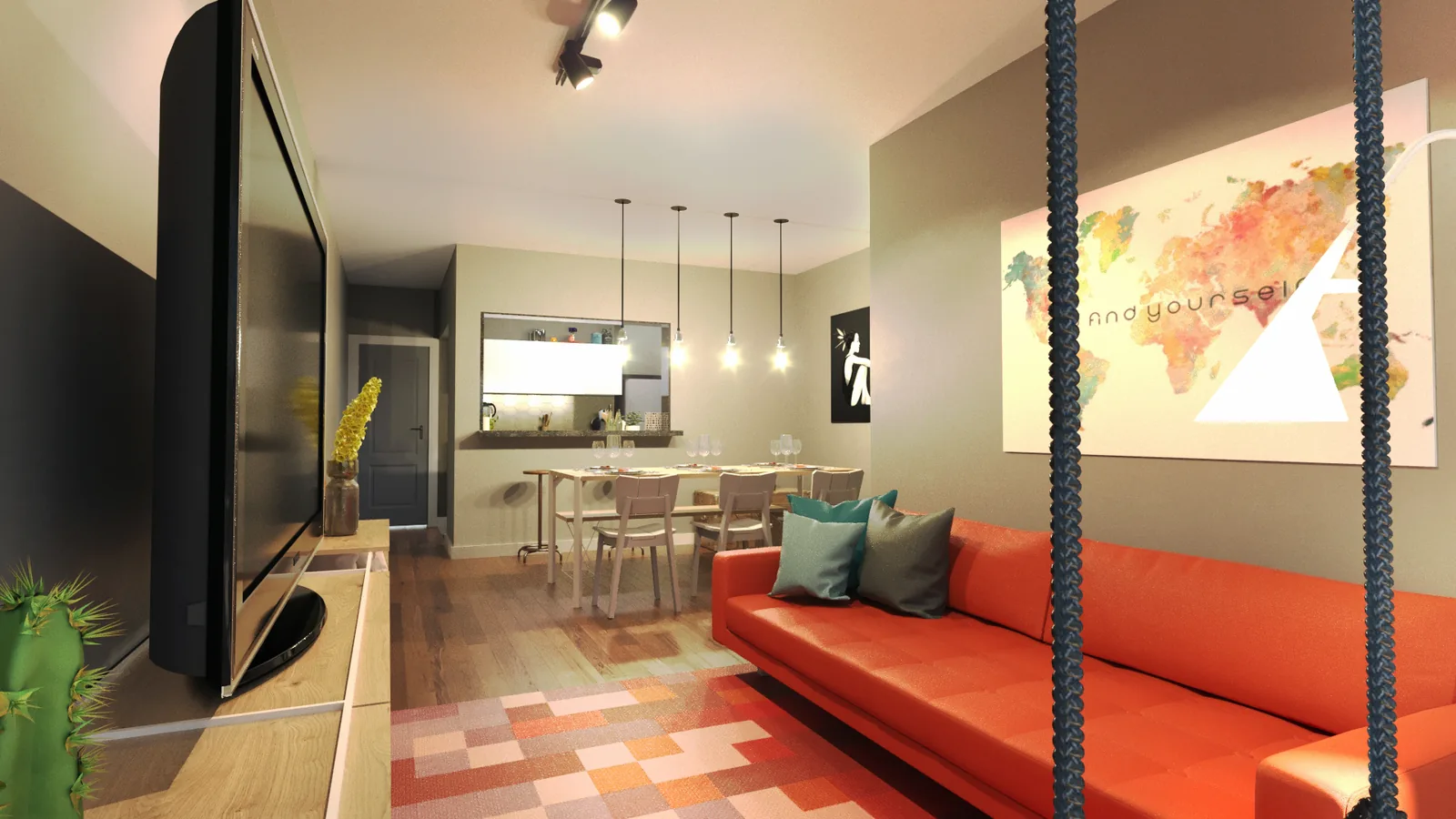 Apartamento 31: projeto cenográfico com presença, narrativa e leitura comercial - imagem 5