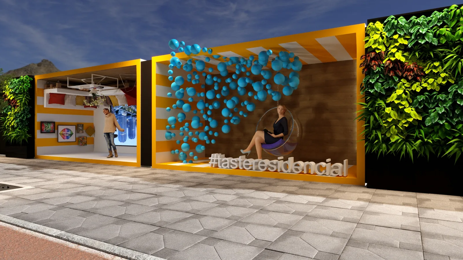 Taste Residencial: projeto cenográfico com presença, ritmo e clareza comercial - imagem 1