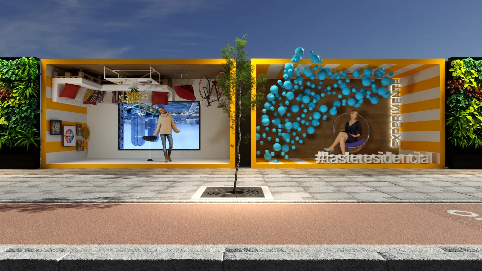 Taste Residencial: projeto cenográfico com presença, ritmo e clareza comercial - imagem 4