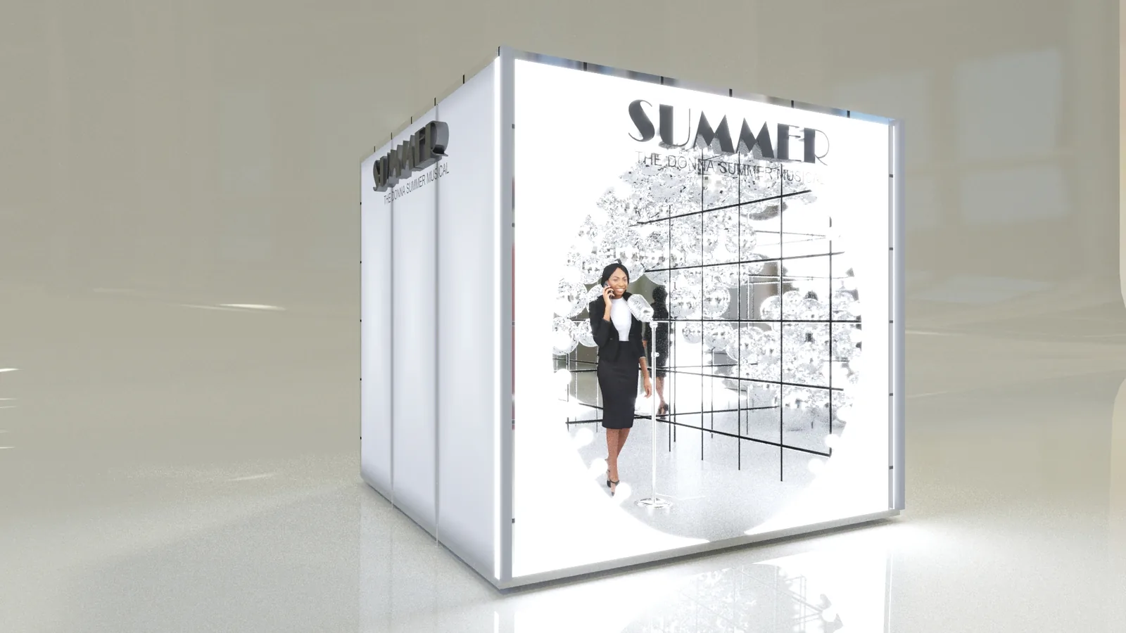 Musical Donna Summer: imagem 3D e narrativa para defender melhor a ideia - imagem 1