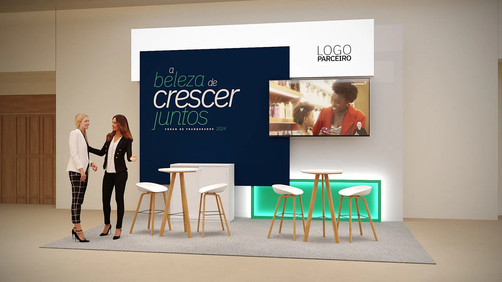 Botic?rio Franqueados: projeto cenográfico com presença, narrativa e leitura comercial - imagem 1