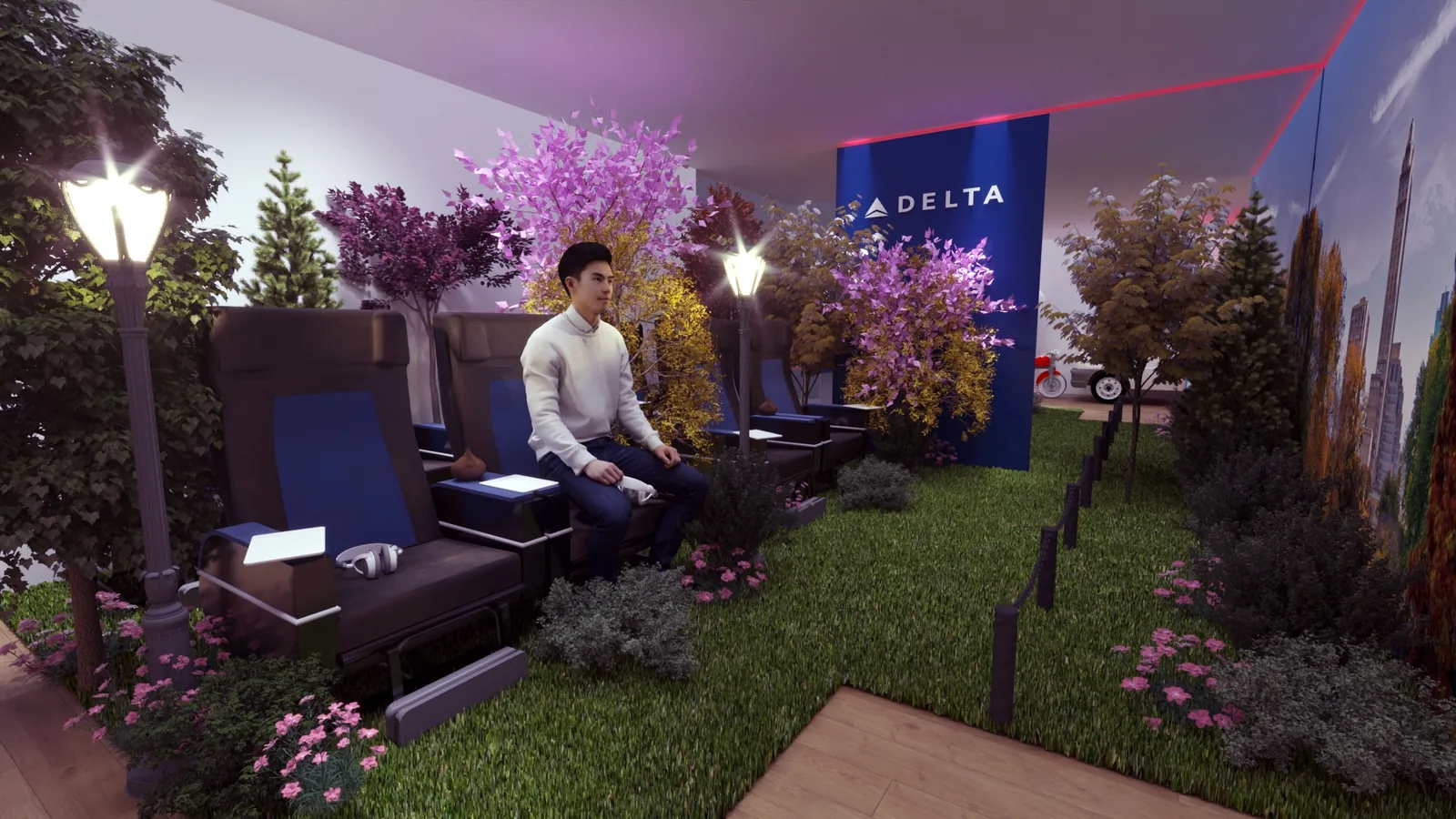 Delta Airlines: presença física com escala, atmosfera e intenção - imagem 1