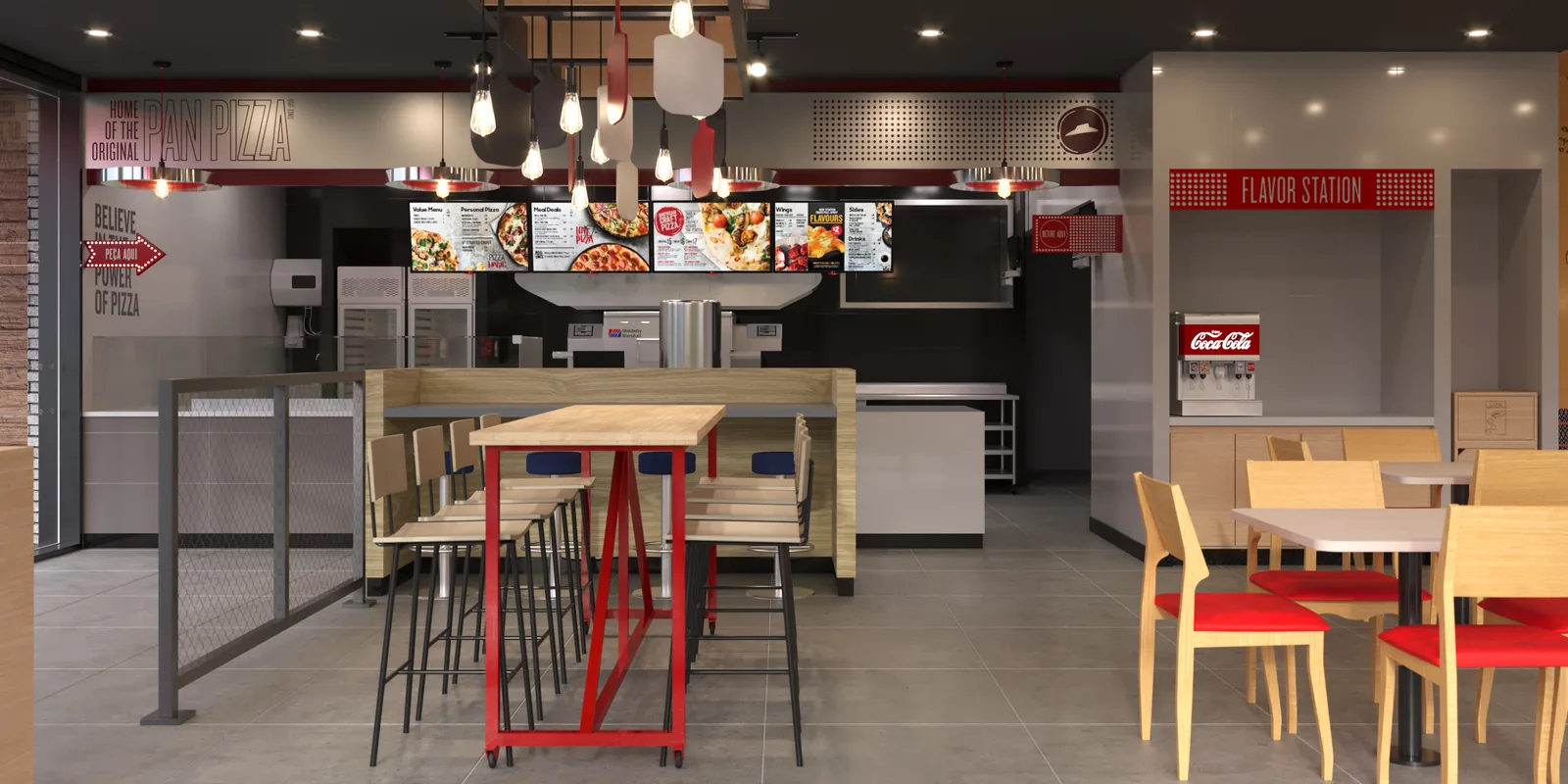 Pizza Hut Botafogo: cenografia para transformar espaço em argumento - imagem 4