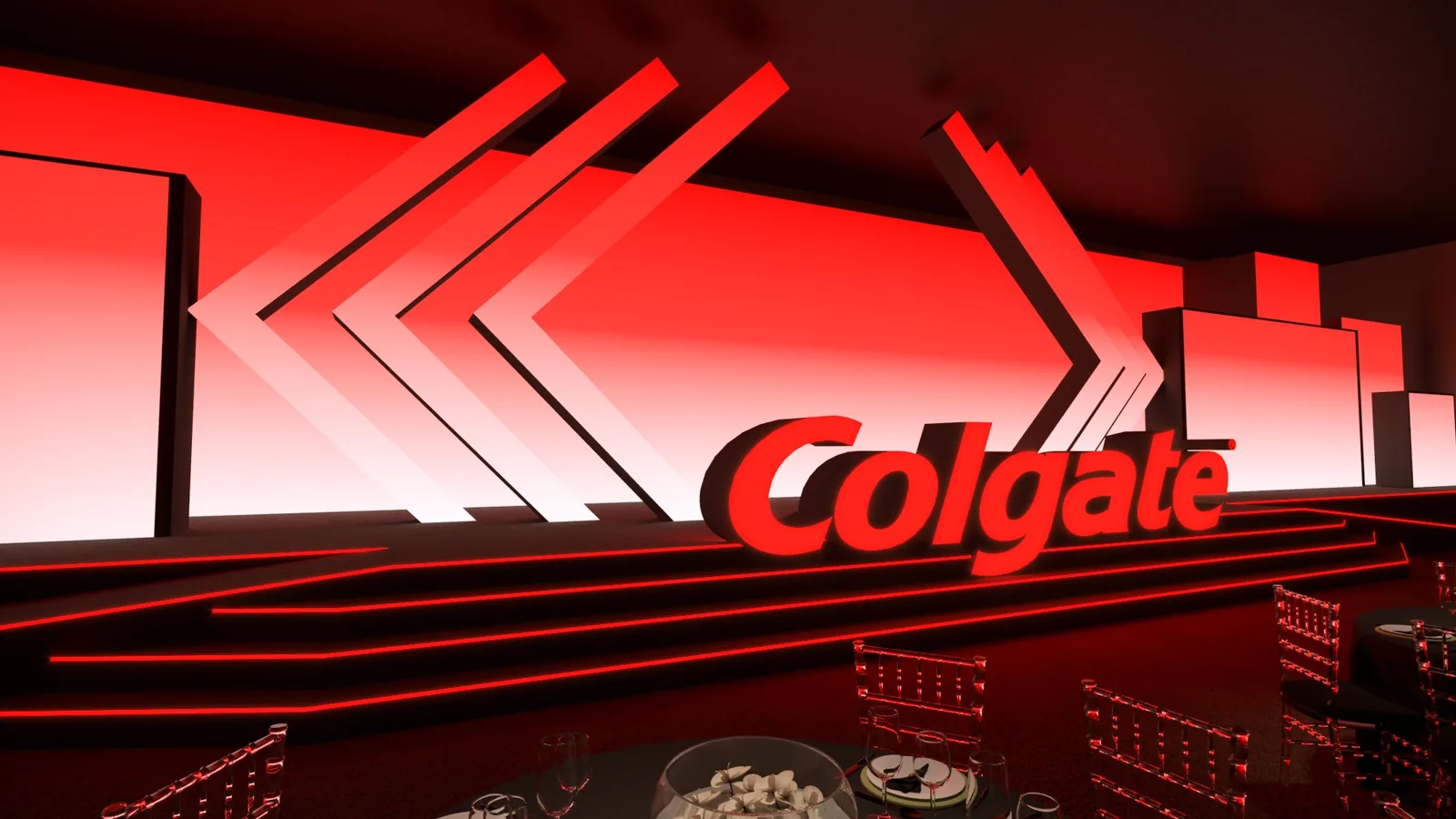 Colgate Cancum: cenografia para transformar espaço em argumento - imagem 2