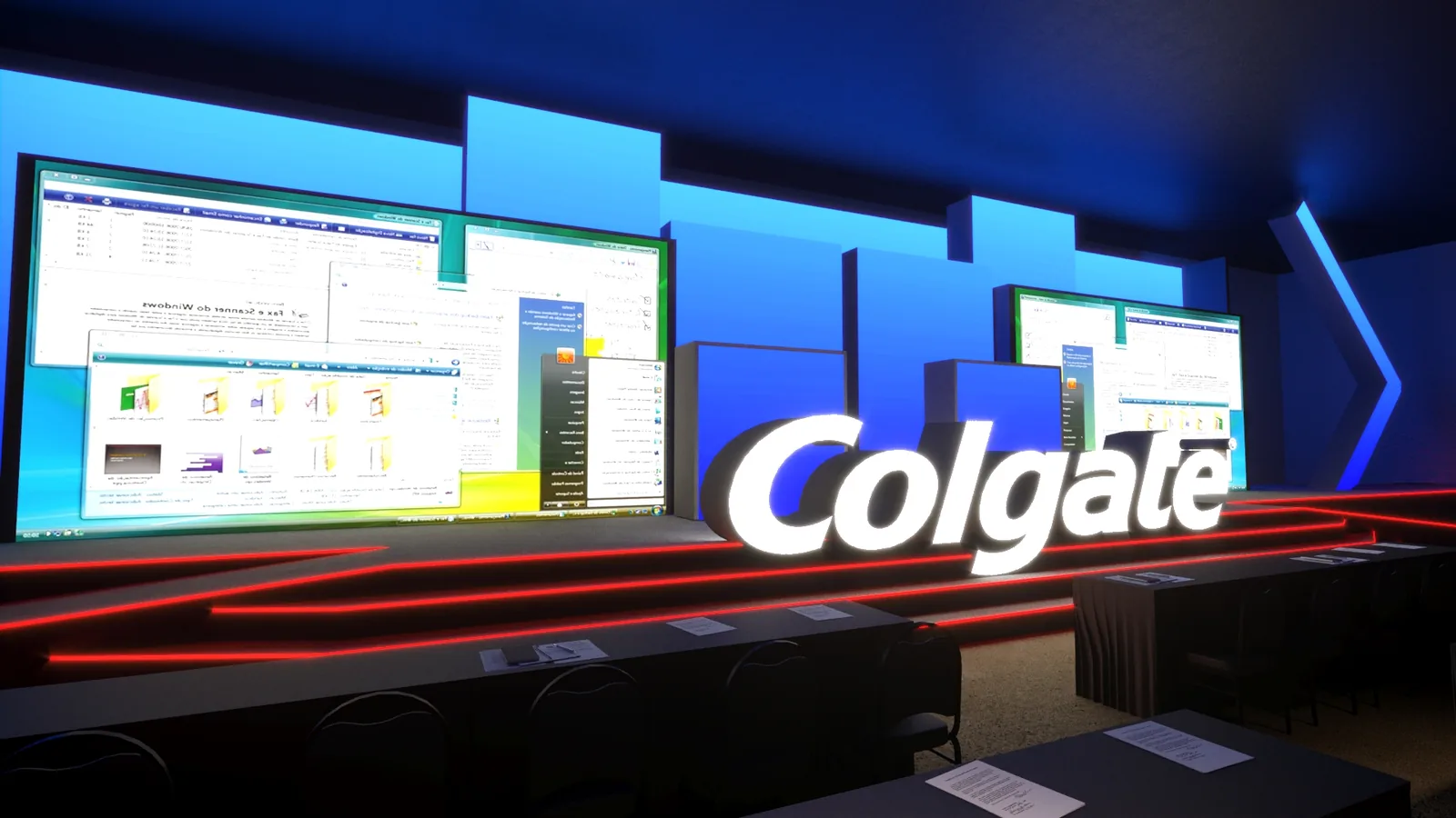 Colgate Cancum: cenografia para transformar espaço em argumento - imagem 3