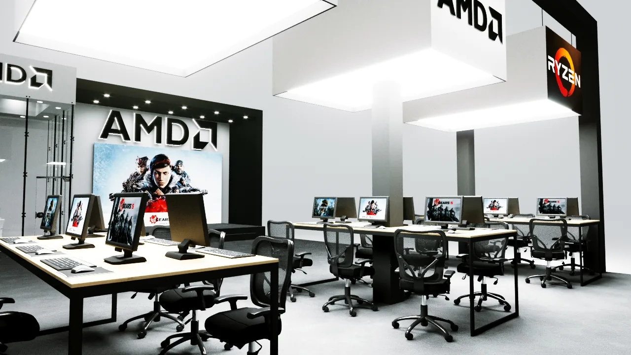 AMD: presença física com escala, atmosfera e intenção - imagem 1