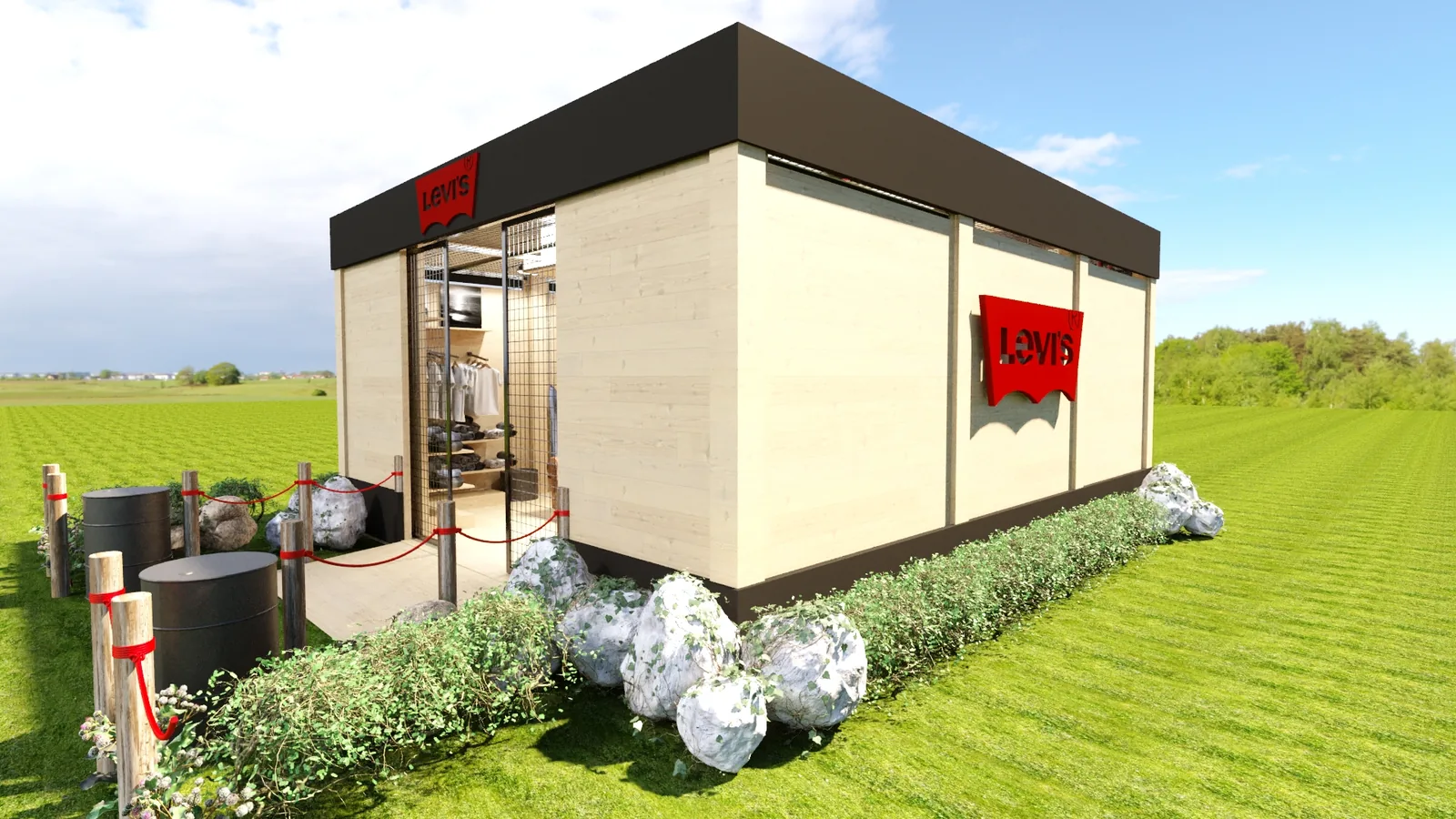 LEVIS: projeto cenográfico com leitura premium e foco comercial - imagem 1