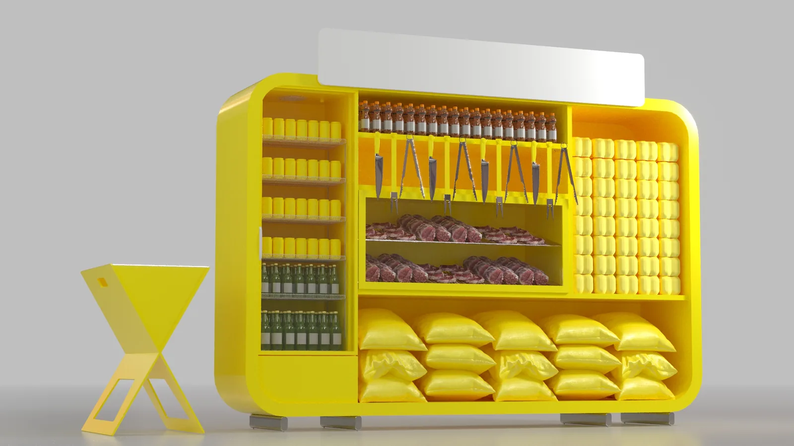Skol: projeto cenográfico com leitura premium e foco comercial - imagem 4