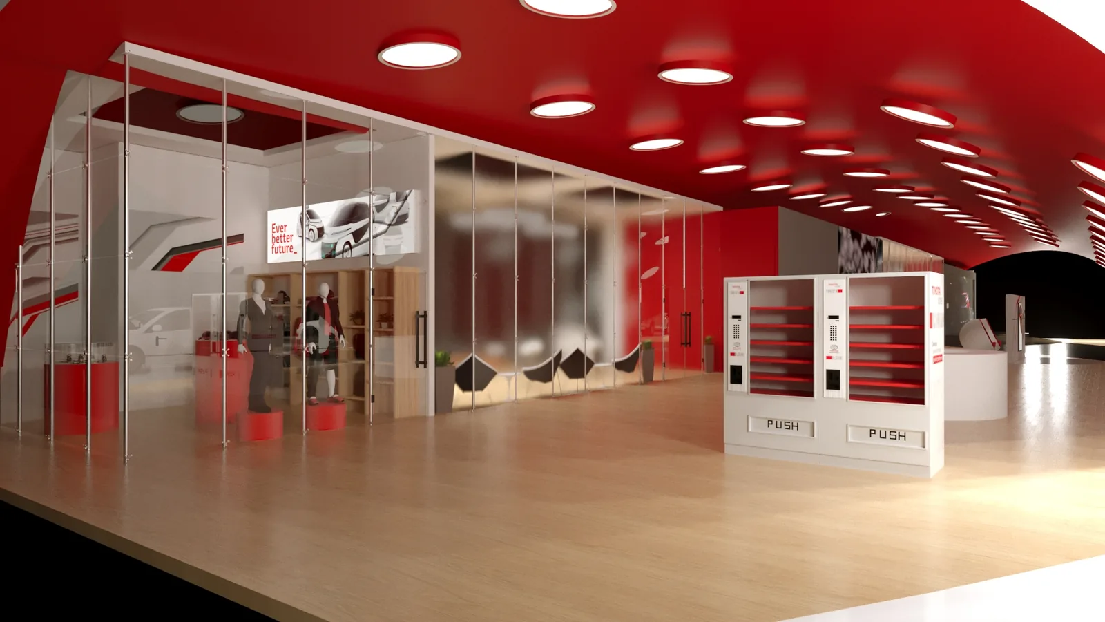 Toyota: projeto cenográfico com leitura premium e foco comercial - imagem 3