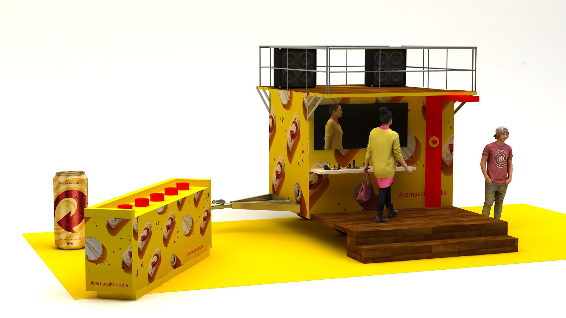 Skol Tuk Tuk: projeto visual com presença, ritmo e clareza comercial - imagem 1