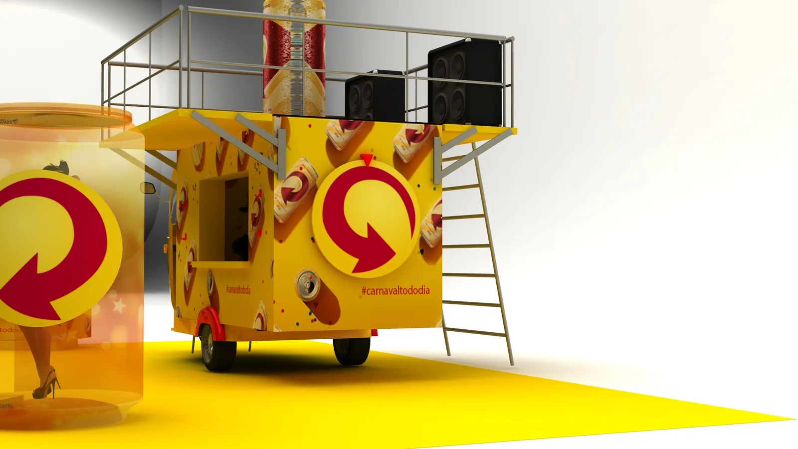 Skol Tuk Tuk: projeto visual com presença, ritmo e clareza comercial - imagem 1