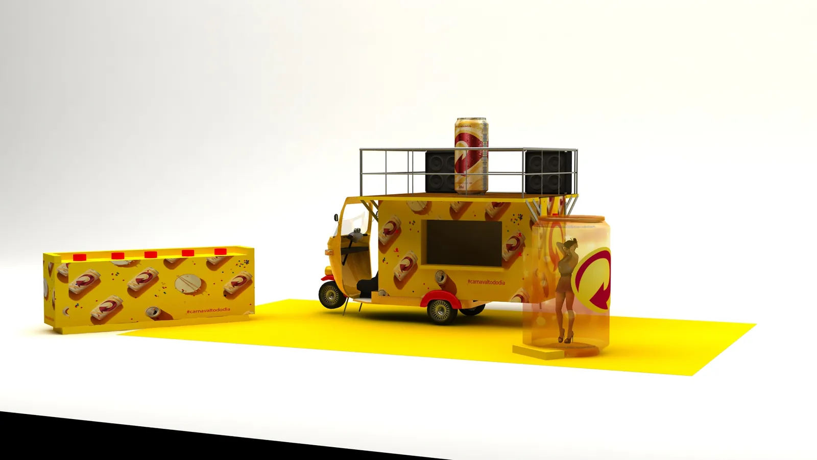Skol Tuk Tuk: projeto visual com presença, ritmo e clareza comercial - imagem 2