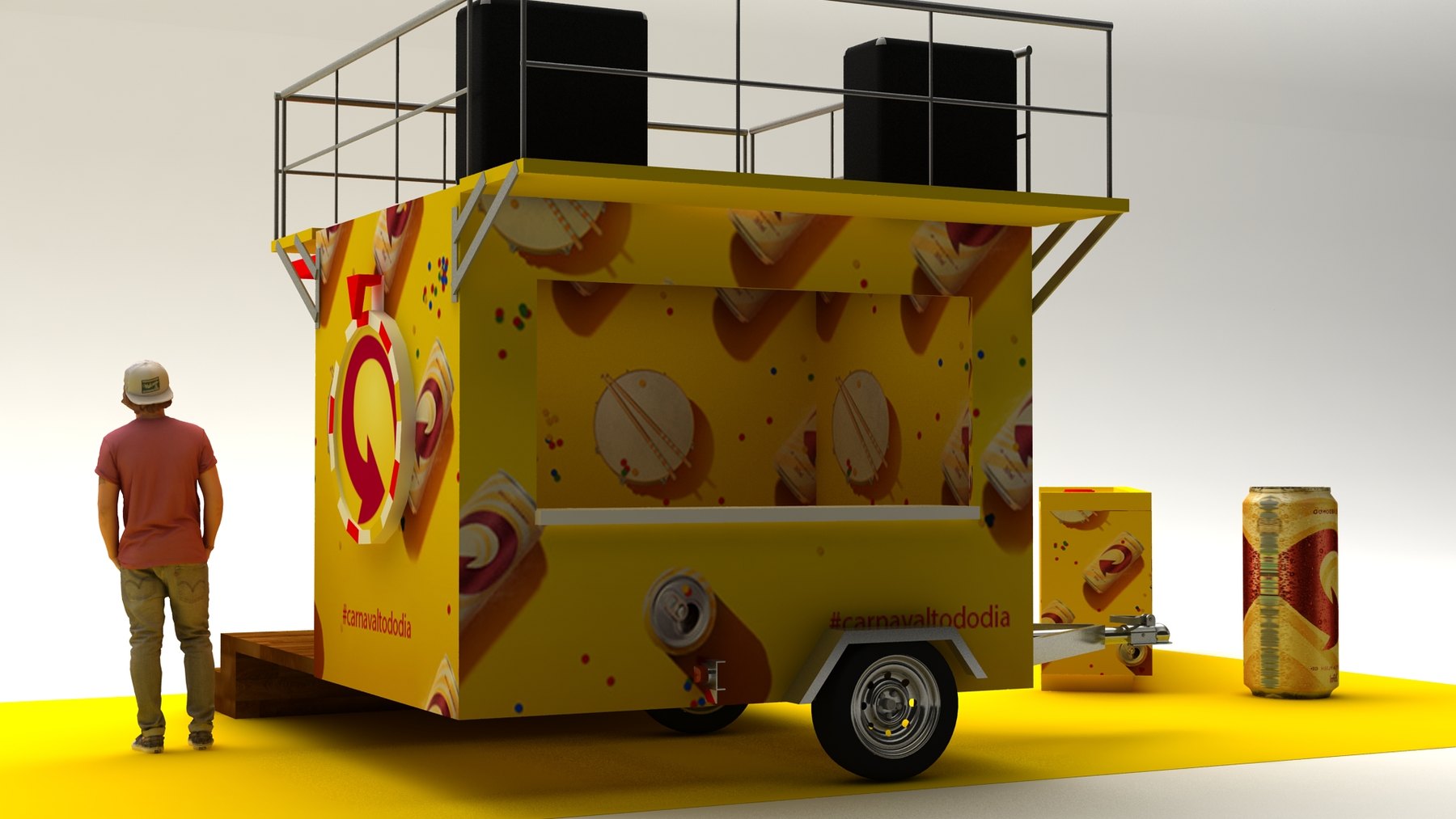Skol Tuk Tuk: projeto visual com presença, ritmo e clareza comercial - imagem 5