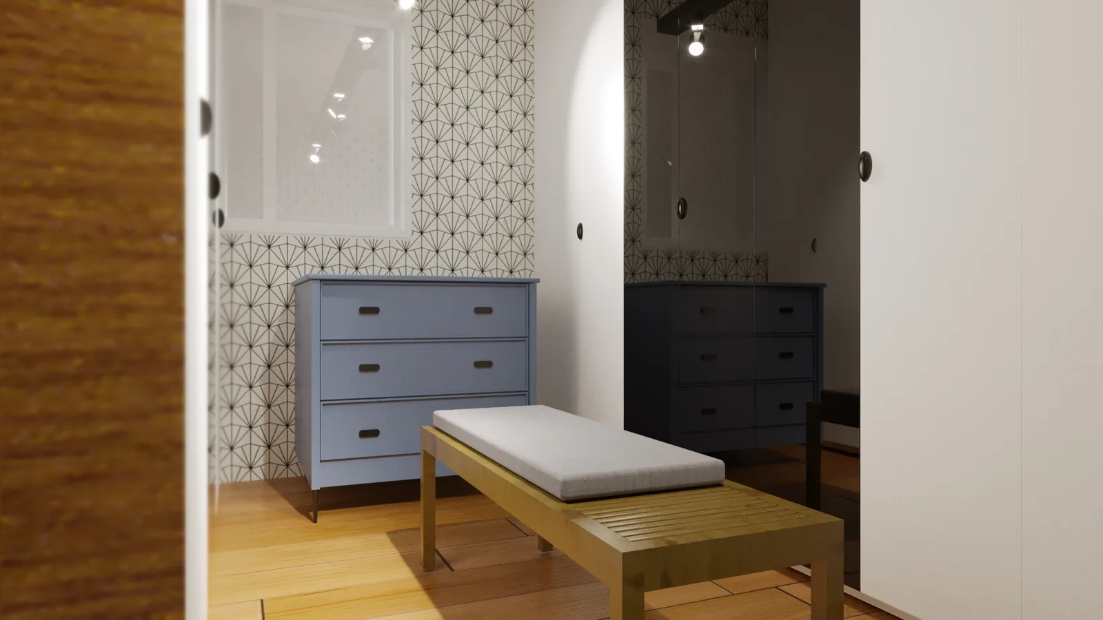 APARTAMENTO 203: imagem 3D e narrativa para defender melhor a ideia - imagem 3