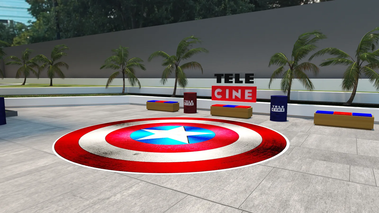 Tele Cine Civil War: imagem 3D e narrativa para defender melhor a ideia
