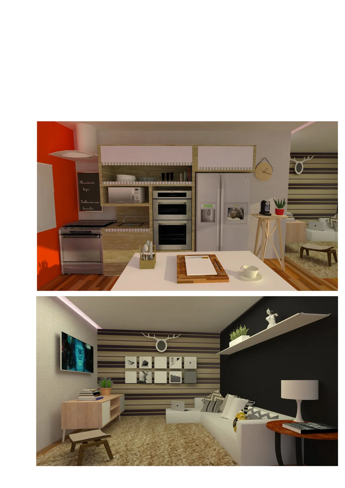 Conjunto Habitacional T3: projeto cenográfico com leitura premium e foco comercial - imagem 1