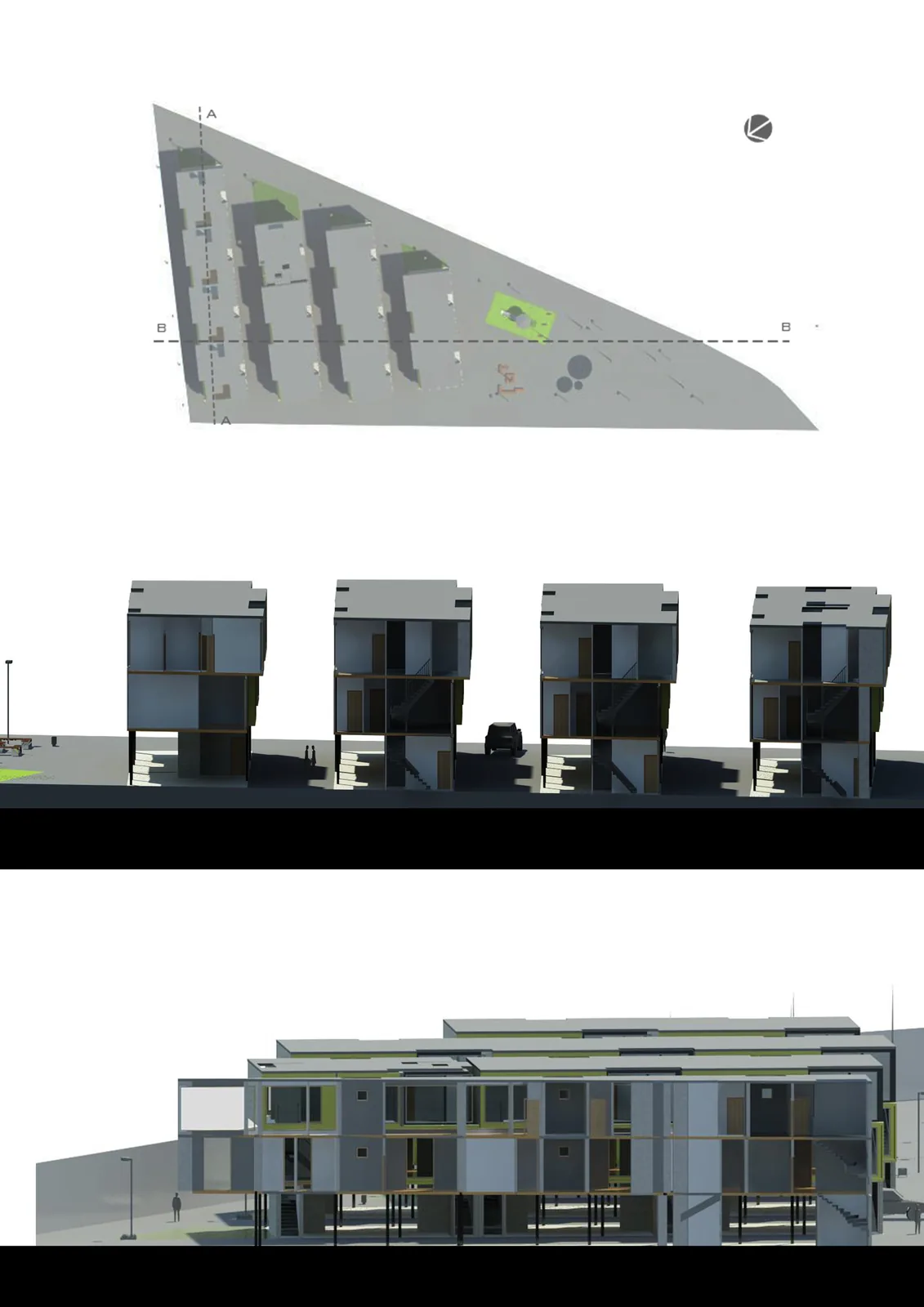 Conjunto Habitacional T3: projeto cenográfico com leitura premium e foco comercial - imagem 3