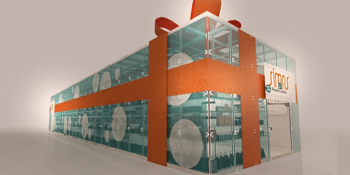 Simas Presentes: imagem 3D para transformar intenção em presença - imagem 3