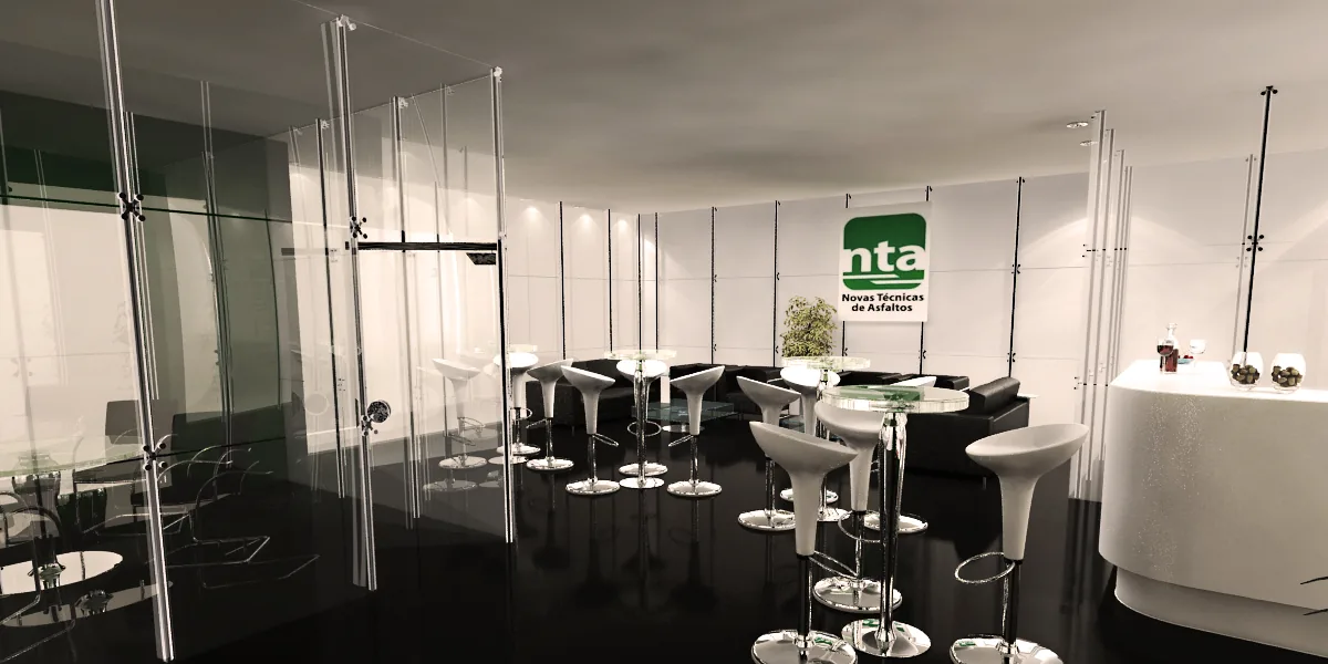 NTA Asfaltos: cenografia apresentada com clareza e impacto