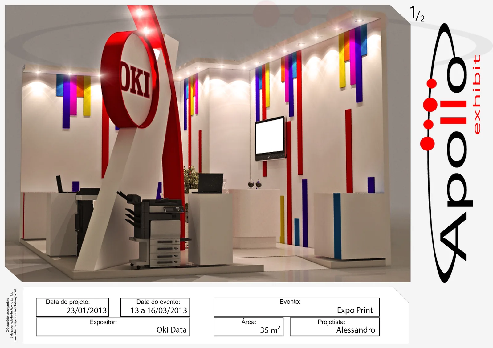 OKI: presença de marca desenhada para vender a ideia - imagem 3