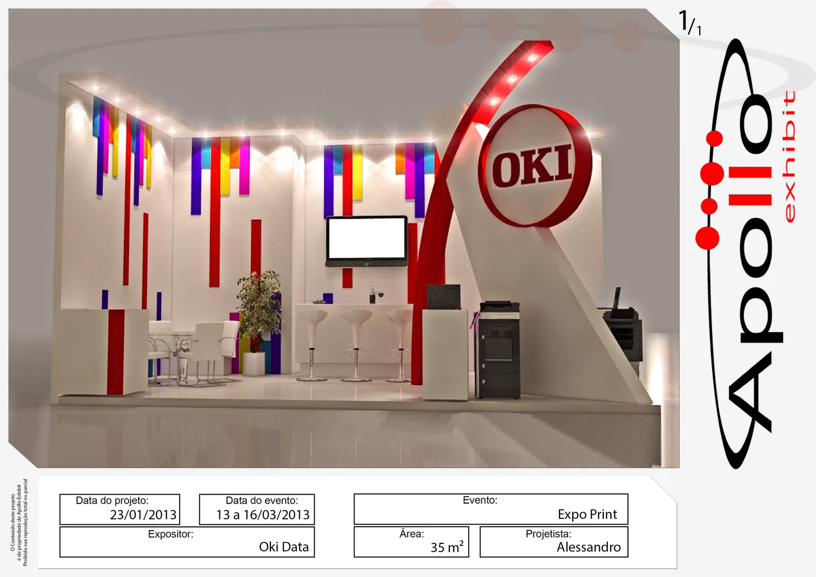 OKI: presença de marca desenhada para vender a ideia - imagem 4