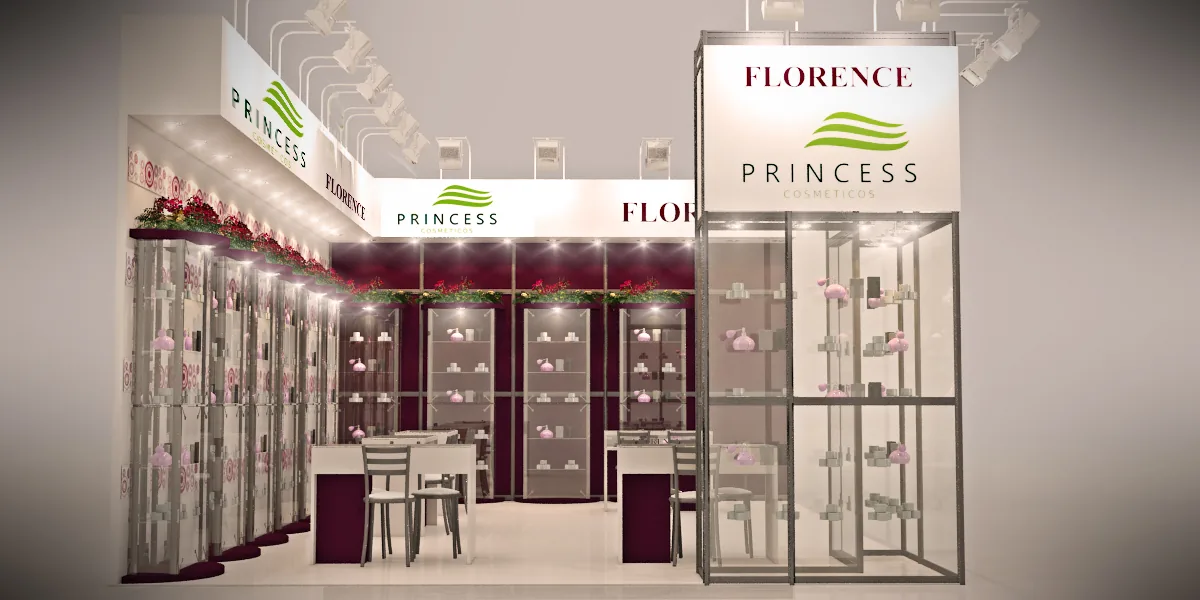 Florencio Cosméticos: cenografia apresentada com clareza e impacto - imagem 2