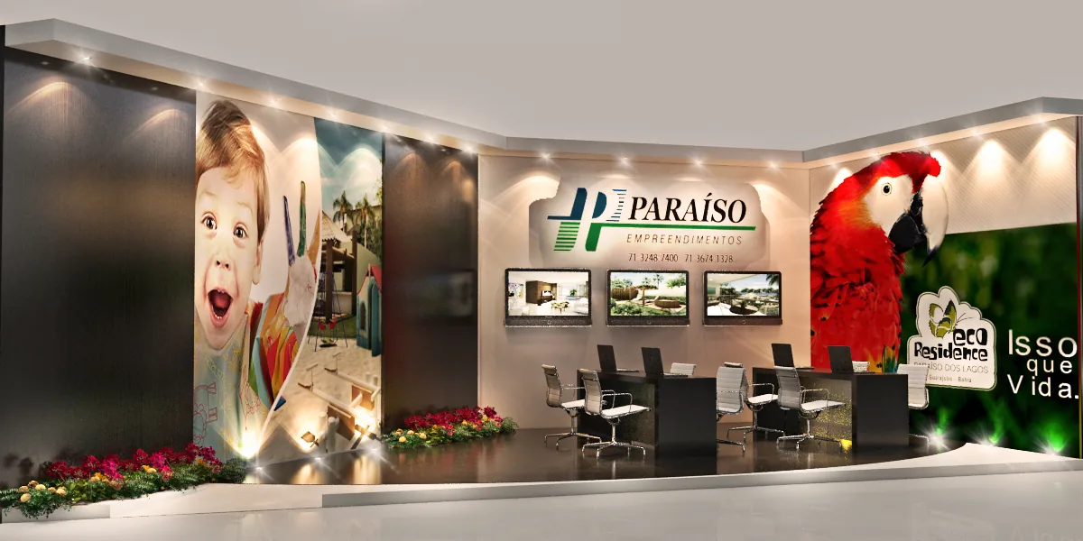 Paraíso Empreendimentos: presença de marca desenhada para vender a ideia - imagem 3