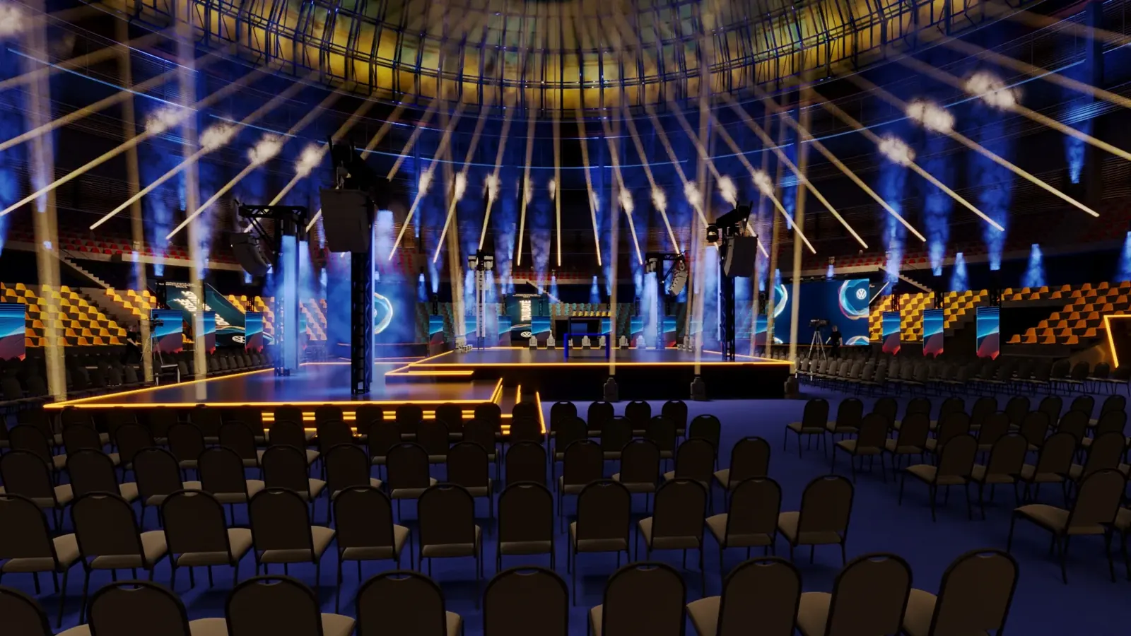 Volkswagen MM/PR: convenção de vendas com palco, mensagem e movimento - imagem 2