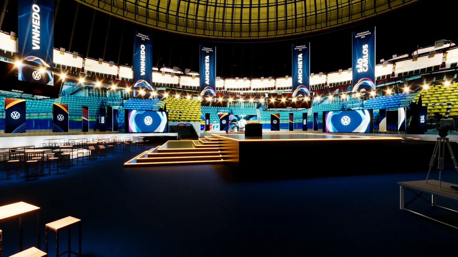 Volkswagen MM/PR: convenção de vendas com palco, mensagem e movimento - imagem 10